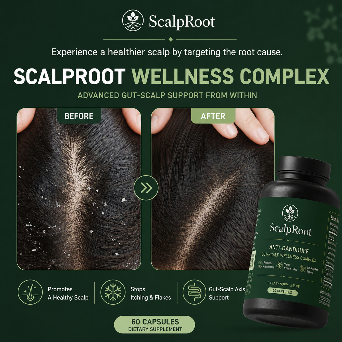 Gut-scalp axis science