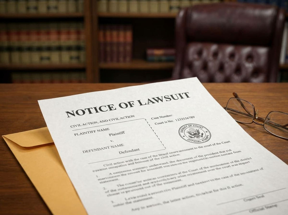 Notice of complaint