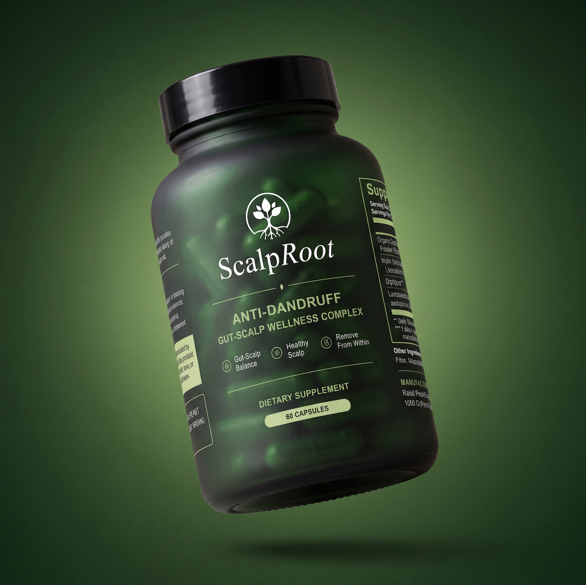 Scalproot - Anti-Dandruff Gut-Scalp Wellness Complex