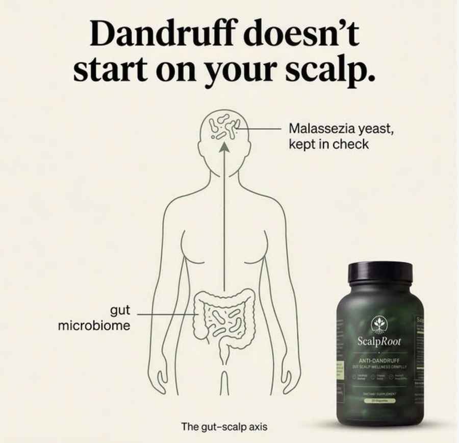 The gut-scalp connection